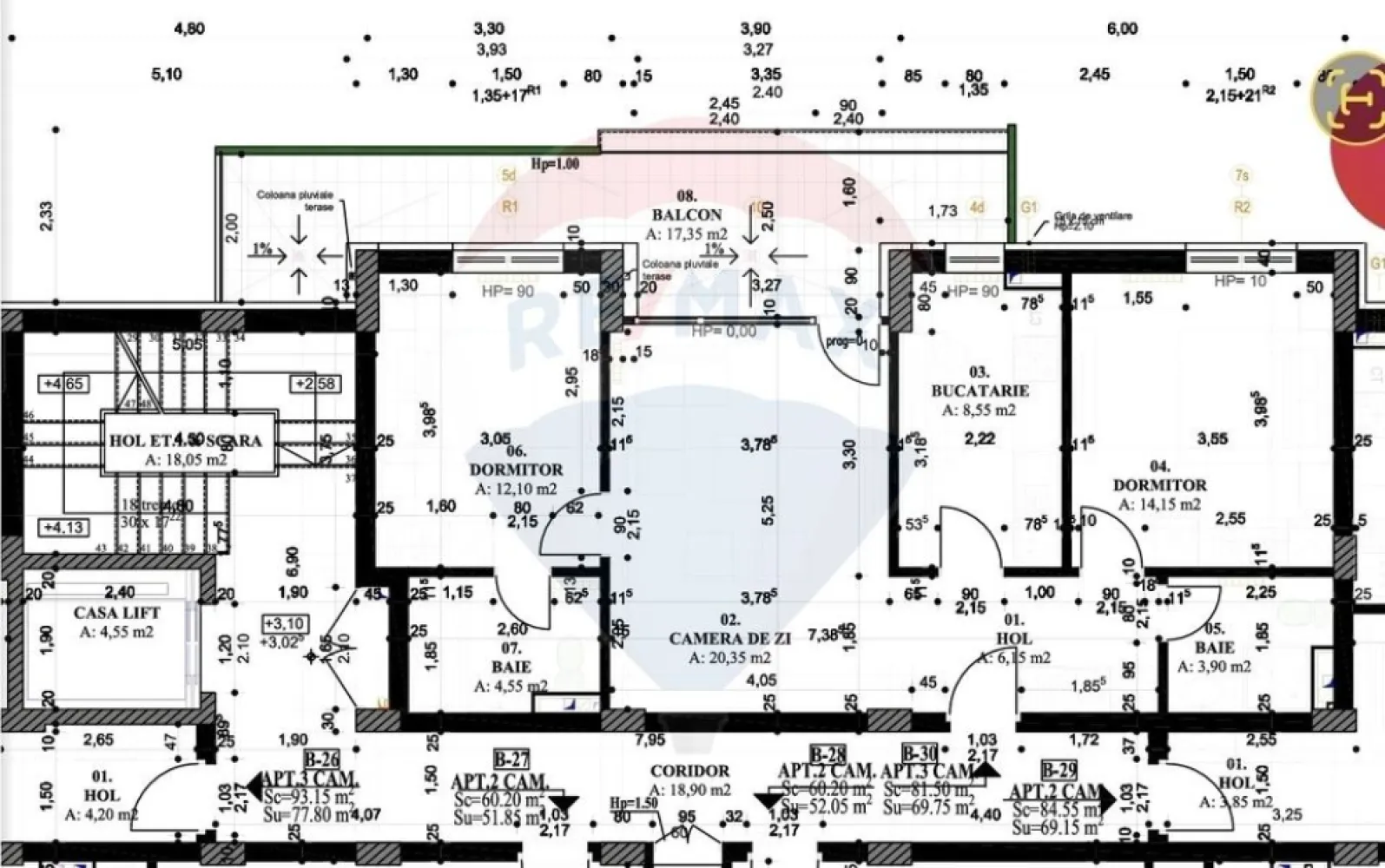 3 camere Bujorului Residence - Ultracentral