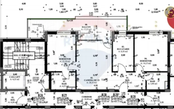 3 camere Bujorului Residence - Ultracentral