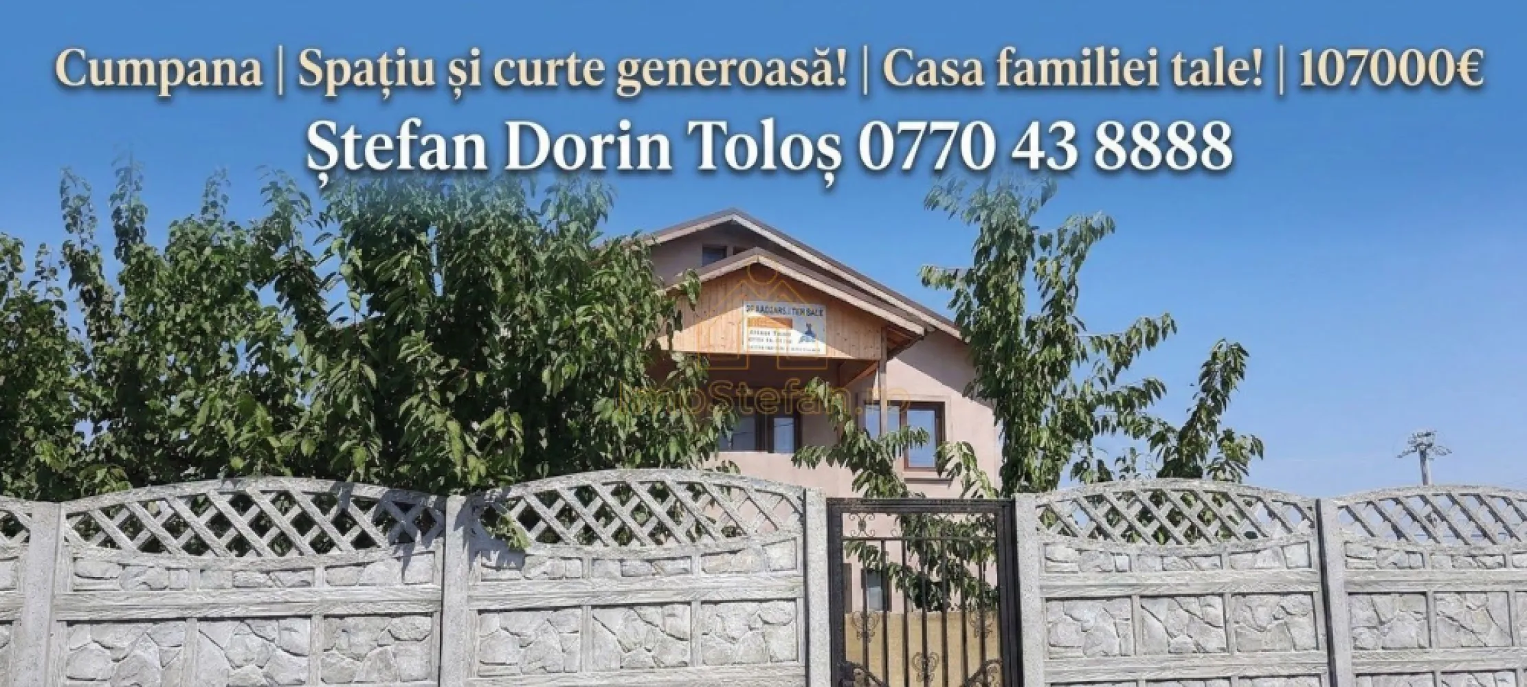 Cumpana Spațiu și curte generoasă! Casa familiei tale!