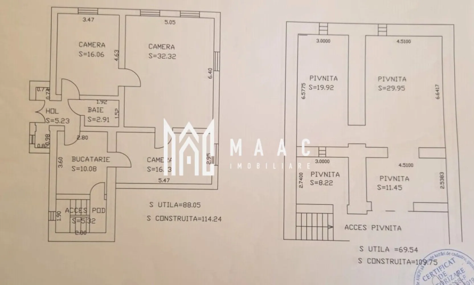 Apartament 3 camere la casa I Pivnita I Ultracentral