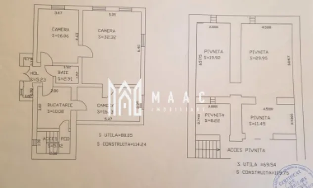 Apartament 3 camere la casa I Pivnita I Ultracentral