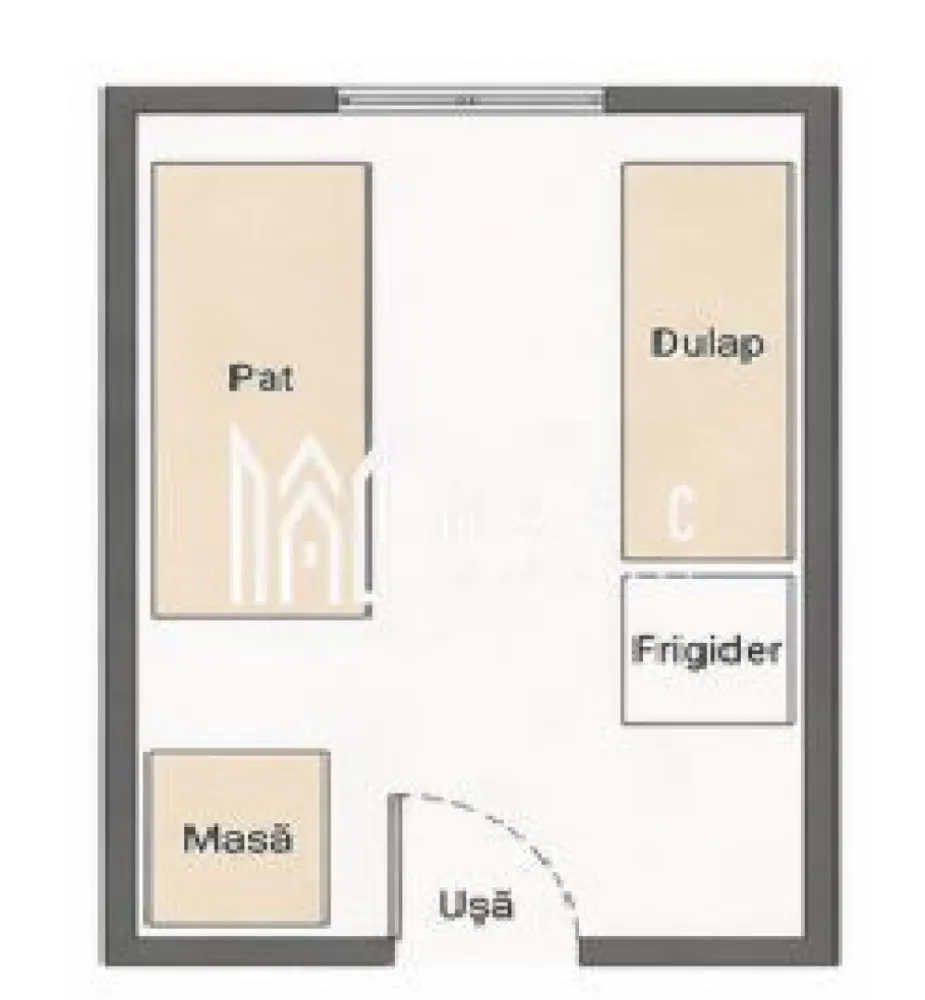 Cameră 11 mp | Baie comună | Etaj 4 | Disponibilă imediat | Cisnădie - Maac Imobiliare prezintă o cameră de vânzare, situată în Cisnădie, într-un imobil tip cămin, la etajul 4.
Locuința are o suprafață de 11 mp și este potrivită pentru o persoană sau ca investiție cu buget redus. Imobilul dispune de utilități de bază, respectiv apă și curent electric, încălzirea realizându-se pe bază de electricitate. Nu există racord la gaz.
Baia este la comun, situată pe palier, conform specificului acestui tip de imobil.
Caracteristici:

Suprafață: 11 mp

Etaj: 4

Încălzire: electrică

Utilități: apă, curent

Baie comună

Disponibilă imediat

Preț: 7.900 euro
Pentru mai multe detalii sau pentru a programa o vizionare, vă rugăm să menționați telefonic ID-ul anunțului: CP3053909