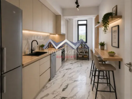 Apartament 2 camere Otopeni central | parcare subterană + bucătărie închisă