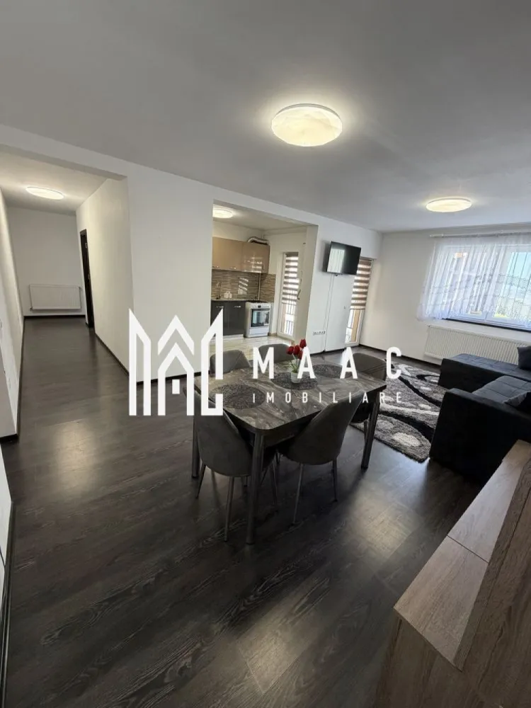 Apartament 3 camere | 75 MPU | Arhitectior - MAAC Imobiliare vă propune spre închiriere un apartament modern, complet mobilat și utilat, situat într-o zonă liniștită și accesibilă. Ideal pentru o familie sau un cuplu care își dorește confort și spațiu generos.

Proprietatea se remarcă prin curățenie, întreținere impecabilă și un ambient călduros, oferind condiții excelente pentru locuire.

Compartimentare:
living spațios și luminos
2 dormitoare
bucătărie complet utilată
baie
hol
balcon

Dotări și avantaje:
complet mobilat și utilat
loc de parcare inclus
apartament călduros și bine izolat
spații generoase și bine compartimentate
ideal pentru locuire pe termen lung

Localizare:
zonă liniștită, cu acces facil către punctele de interes din oraș

Condiții de închiriere:
preț: 500€/lună
garanție: echivalentul unei chirii lunare
disponibilitate: imediată

Pentru mai multe detalii sau pentru programarea unei vizionări, vă rugăm să ne contactați: CP3060846