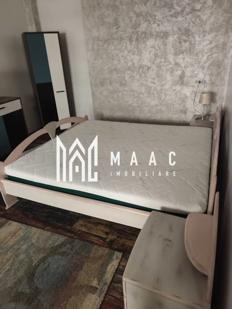 Apartament 2 camere | Etaj 1 | 46 MPU | Ultracentral - MAAC Imobiliare vă propune spre închiriere un apartament cu 2 camere, situat în zona Ultracentral, complet mobilat. Apartamentul este compartimentat practic și dispune de: dormitor living bucătărie open-space baie hol Locuința este amplasată într-o zonă liniștită, cu acces facil către punctele de interes din centrul orașului, precum și către mijloace de transport, magazine și servicii. Pentru mai multe detalii, precizati telefonic ca ati vazut anuntul cu ID: CP3055786 }}