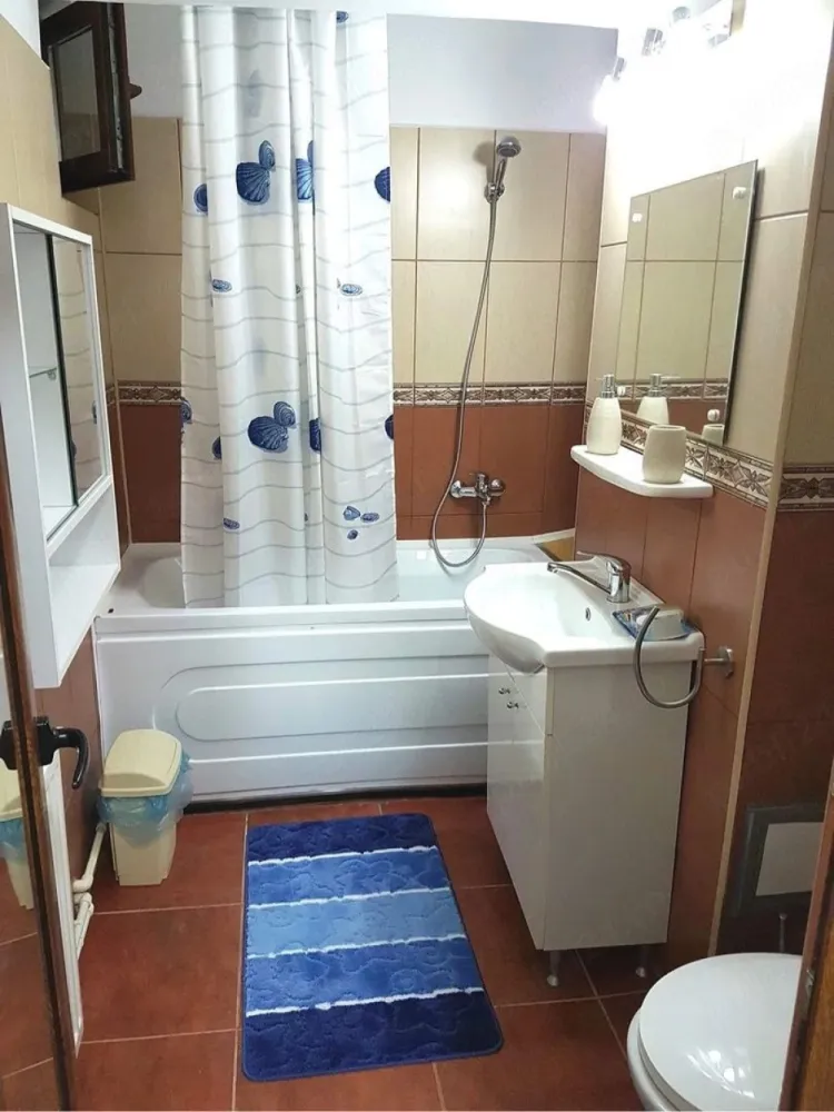 De inchiriat apartament cu 2 camere Mazepa 1, 420 euro - Se oferă spre închiriere apartament cu 2 camere, situat ultracentral, stradal.
Apartamentul este spațios, curat și luminos, situat la etajul 5 din 10, într-un bloc cu lift.
Dispune de:
- 2 balcoane mari, pe toată lungimea apartamentului
- Baie cu geam
- Centrală termică proprie
- Aer condiționat
- TV
- Frigider
- Mașină de spălat
- Aspirator
- Calorifere duble
- Apă trasă separat
Este renovat, mobilat modern și complet utilat, gata de mutare.
 Locație excelentă – zonă centrală, cu acces facil la toate punctele de interes.
Pret 420 euro/luna negociabil.
La incheierea contractului de inchiriere chiriasul va achita o chirie, o garantie egala cu chiria si comisionul agentiei imobiliare.
Disponibil imediat
 Contract minim 12 luni.
Pentru alte detalii si programare vizionare apelati 0746.252.252 Liliana Ene.