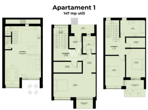 Casa de vanzare – concept modern, priveliste deosebita – 147 mp utili
