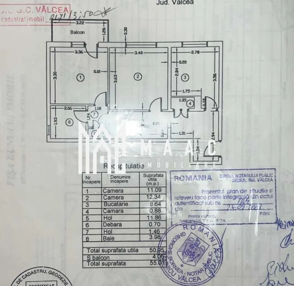 Apartament 2 camere Ostroveni | Centrala Proprie | AC | Renovat |