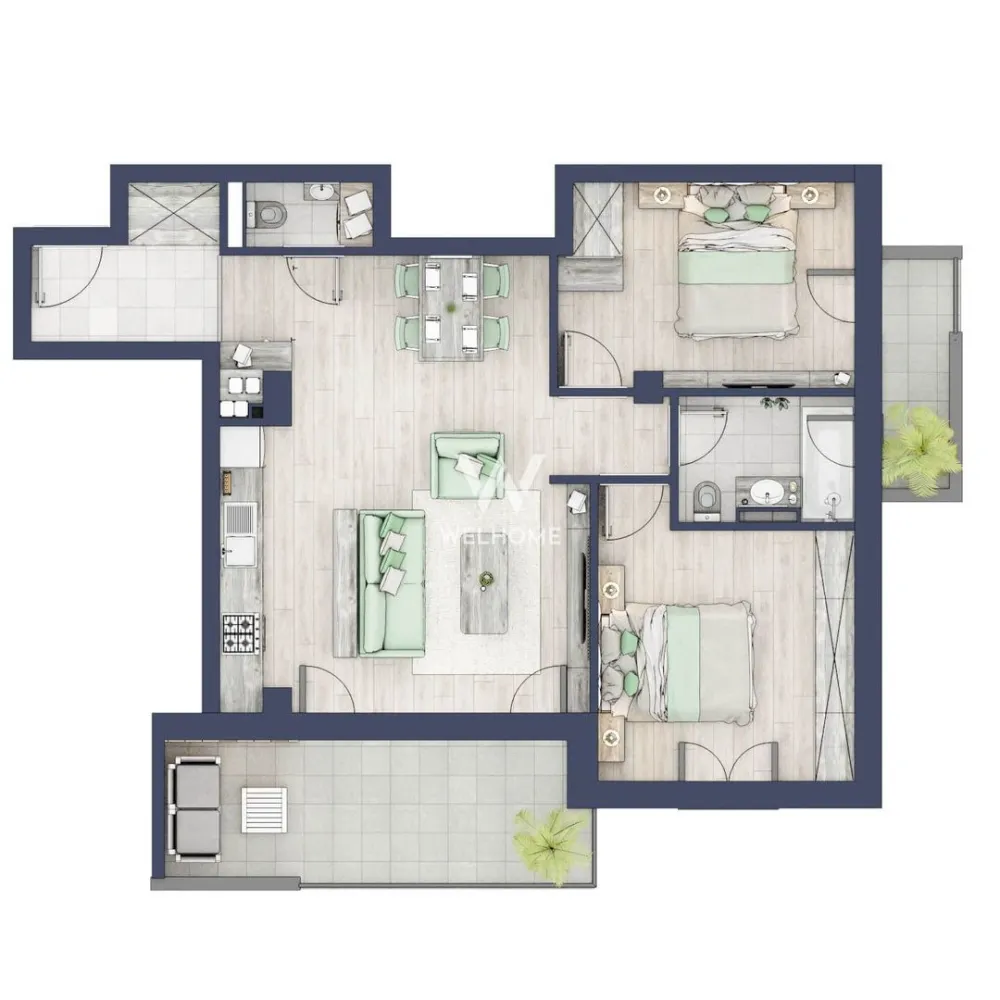 Apartament 3 camere si terasa - Turnisor-Sibiu