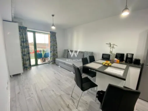 Apartament modern 2 camere, mobilat complet, balcon si parcare