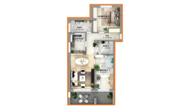 Apartament modern 3 camere - Cristian Sibiu