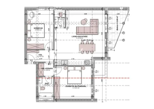 Apartament la Vila, 3 camere, Cartierul Arhitectilor