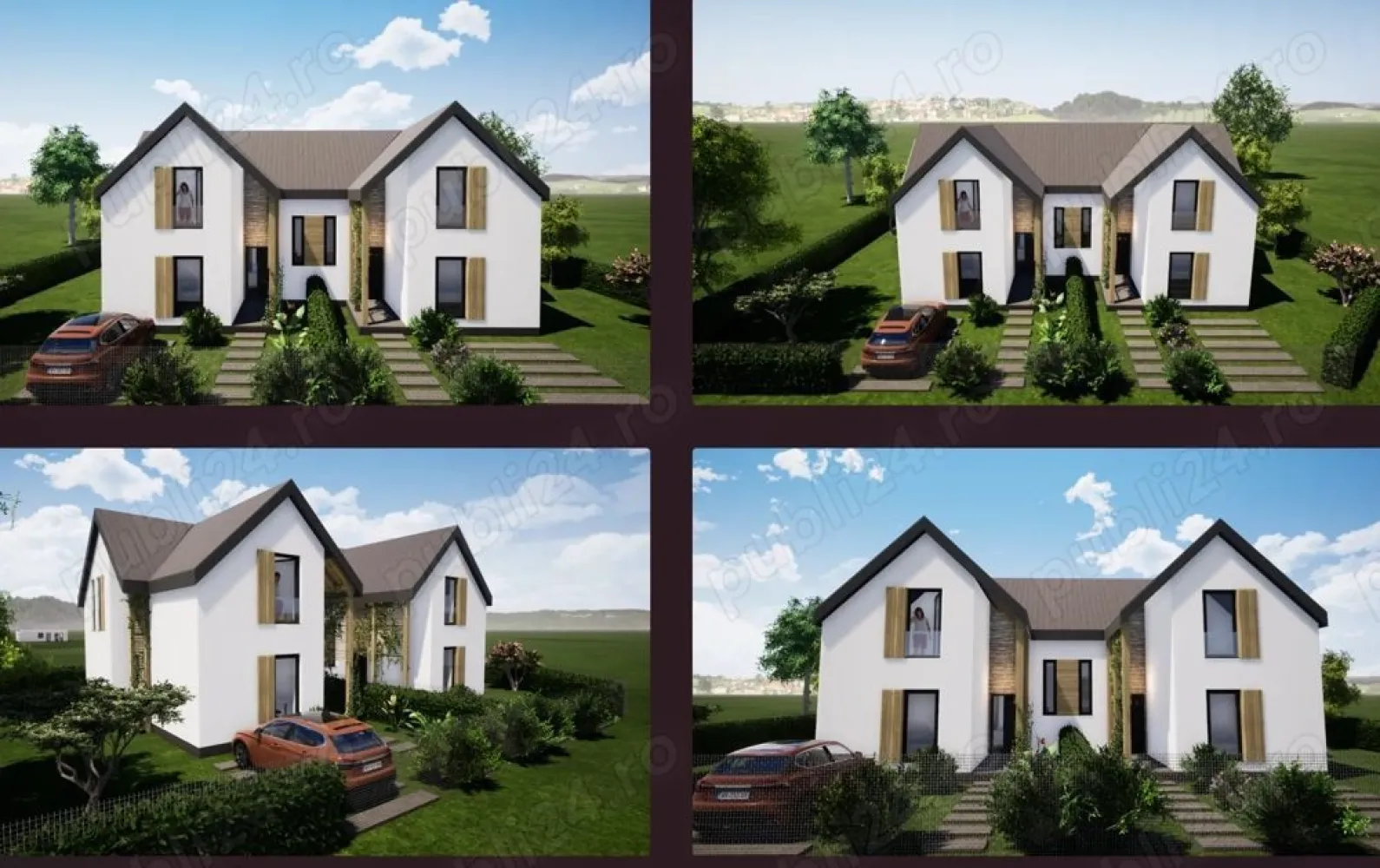 Casa tip Duplex pe drumul Odoreu - Casă tip duplex de vânzare intrare în Odoreu Se vinde casă tip duplex, construită cu pereți dubli, situată la intrarea în Odoreu, într-o zonă în dezvoltare. Casa este la stadiul de roșu cu acoperiș în curs de montare Suprafață utilă:120 mp Teren aferent: 350 mp Posibilitate garaj dublu Imobilul se vinde la stadiul de semifinisat, cu predare finală în septembrie 2026. Dotări și caracteristici: încălzire în pardoseală instalații electrice și sanitare trase pe poziție toate utilitățile vor fi disponibile curte amenajată cu gazon, arbuști ornamentali și irigație design modern cu piatră, sticlă și lemn stratificat Preț: 125.000 euro Telefon: Flexibilitate la plata accept variante auto. #casa #casadevanzaresatumare #duplex #odoreu #imobiliare #casanoua #proiectrezidential #investitie