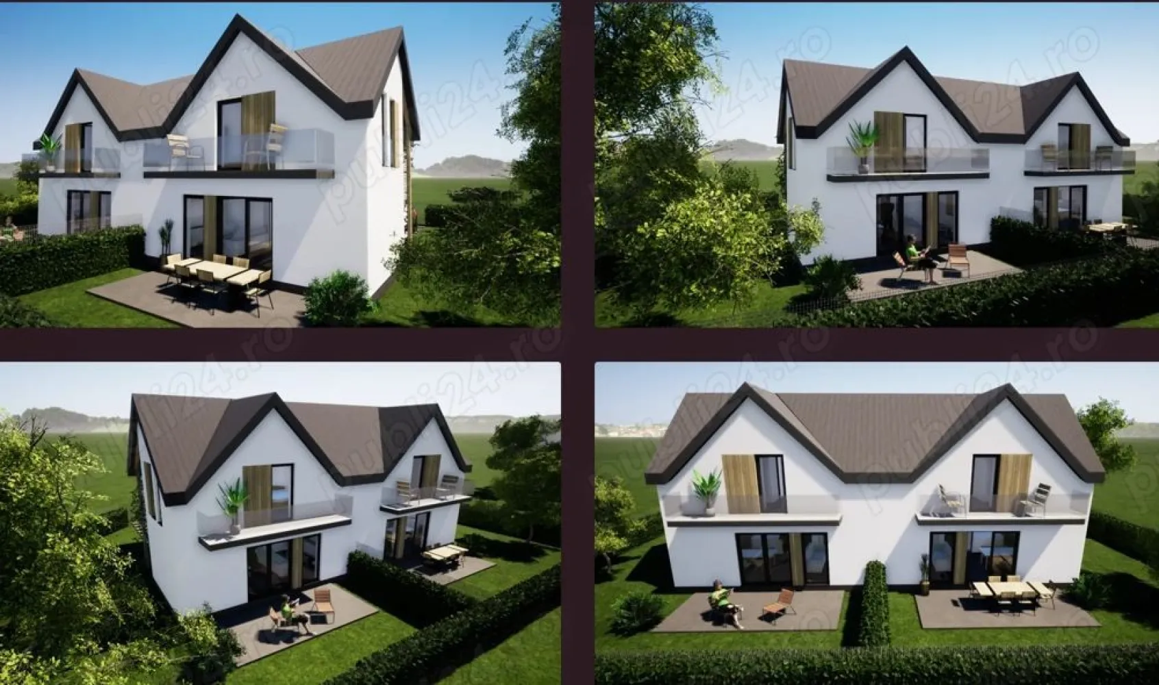 Casa tip Duplex pe drumul Odoreu - Casă tip duplex de vânzare intrare în Odoreu Se vinde casă tip duplex, construită cu pereți dubli, situată la intrarea în Odoreu, într-o zonă în dezvoltare. Casa este la stadiul de roșu cu acoperiș în curs de montare Suprafață utilă:120 mp Teren aferent: 350 mp Posibilitate garaj dublu Imobilul se vinde la stadiul de semifinisat, cu predare finală în septembrie 2026. Dotări și caracteristici: încălzire în pardoseală instalații electrice și sanitare trase pe poziție toate utilitățile vor fi disponibile curte amenajată cu gazon, arbuști ornamentali și irigație design modern cu piatră, sticlă și lemn stratificat Preț: 125.000 euro Telefon: Flexibilitate la plata accept variante auto. #casa #casadevanzaresatumare #duplex #odoreu #imobiliare #casanoua #proiectrezidential #investitie