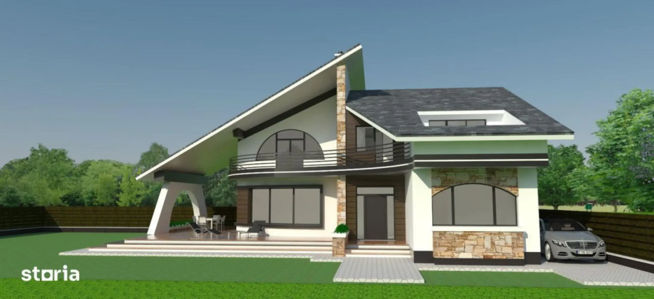 BRASADAS vinde vila moderna cu teren generos in Satu Mare. - Agentia Imobiliara BRASADAS vinde o construcție nouă (2020), cu arhitectură modernă și funcțională, potrivită atât pentru reședință privată, cât și pentru investiție.Imobilul are o suprafață construită de 337 mp, regim Parter + Etaj, și este amplasat pe un teren de 1.500 mp (15 ari) + o parcare ampla in fata proprietatii. Spațiile sunt ample și luminoase, cu o compartimentare care permite adaptarea ușoară pentru uz rezidențial.Terenul permite extindere sau amenajări suplimentare, existând fundație turnată pe o parte a acestuia. Imobilul este în prezent înregistrat ca spațiu comercial, însă configurația și suprafața permit conversia în locuință, fără modificări structurale. Www.brasadas.com.