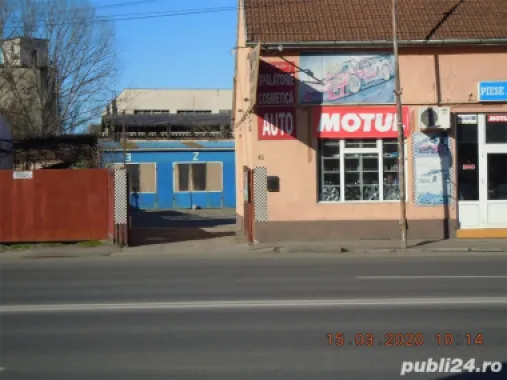 Spalatorie auto situată în Municipiul Satu Mare pe B-dul. Lucian Blaga nr. 45.