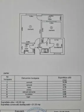 Apartament 2 camere de vanzare in Manastur, str. Grigore Alexandrescu