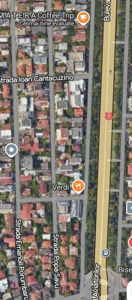Teren Aviatorilor de vanzare - Teren paralel cu str Aviatorilor, intre doua parcuri, Kiseleff si Herastrau. Zona exclusivista, suprafata 342mp, deschidere 3.55ml iar dupa 16ml se mareste la 15ml.
