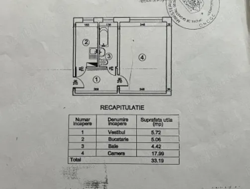 Vand garsoniera confort 1, Brancoveanu, vis-a-vis de spitalul Budimex