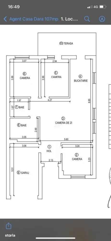 BRASADAS vinde casa tip PARTER cu garaj in zona Dara. - Agenția imobiliara BRASADAS vinde casă tip PARTER, familiala, mobilata, utilata, modernă cu 3 dormitoare, open-space, garaj, curte amenajată, panouri solare, ideală pentru cei care vor confort, eficiență și siguranță. Caracteristici principale: 3 dormitoare spațioase, Living + bucătărie mobilata, 2 băi, Garaj, Terasă acoperită. Curte amenajată cu gazon și zone de relaxare. Panouri solare – costuri mici la energie, eficiență sporită. Sistem de supraveghere video – pentru siguranța familiei taleTeren: 400mp.Casă construită cu materiale de calitate, bine întreținută, într-o zonă liniștită. Www.brasadas.com.