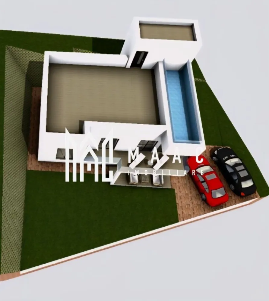 Casa 5 Camere | 160 MPU | Cisnădioara - MAAC Imobiliare vă propune spre vânzare o casă modernă și spectaculoasă, situată în Cisnădioara. Proprietatea se află pe un teren de 485 mp, cu o suprafață construită de 224 mp, dispusă pe pivniță, parter, etaj și terasă panoramică cu piscină suspendată — un spațiu ideal pentru relaxare și socializare, dotat cu zonă de barbeque, loc de luat masa și zonă de plajă. Compartimentare: Pivniță (30 mp): spațiu de depozitare generos. Parter: living spațios, bucătărie, cameră tehnică cu toaletă de serviciu, hol, spațiu de depozitare, birou/dormitor, baie și terasă către curte. Etaj: dormitor matrimonial cu dressing și baie proprie, două dormitoare suplimentare, o baie comună, hol și acces către terasa panoramică — toate camerele având ieșire la terasă. Stadiu actual: Casa se află în faza de roșu, urmând să fie predată la exterior finisată complet, cu: termoizolație de 10 cm și tencuială decorativă, terasă hidro și termoizolată, tâmplărie PVC de ultimă generație (cu folii de închidere a șpaleților), ușă de intrare, uși pentru terase și balcoane (H = 2,4 m), împrejmuire completă a terenului (fundație, elevație și stâlpi din beton), curte nivelată, pregătită pentru amenajare, toate utilitățile aduse până în interiorul casei. Pentru mai multe detalii sau pentru a programa o vizionare, vă rugăm să ne contactați. Specificați ID-ul CP2783174. }}