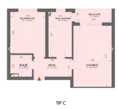 Exigent Plaza Residence - PROPRIETAR / Ap. 2 Camere/Etaj 2/Lujerului
