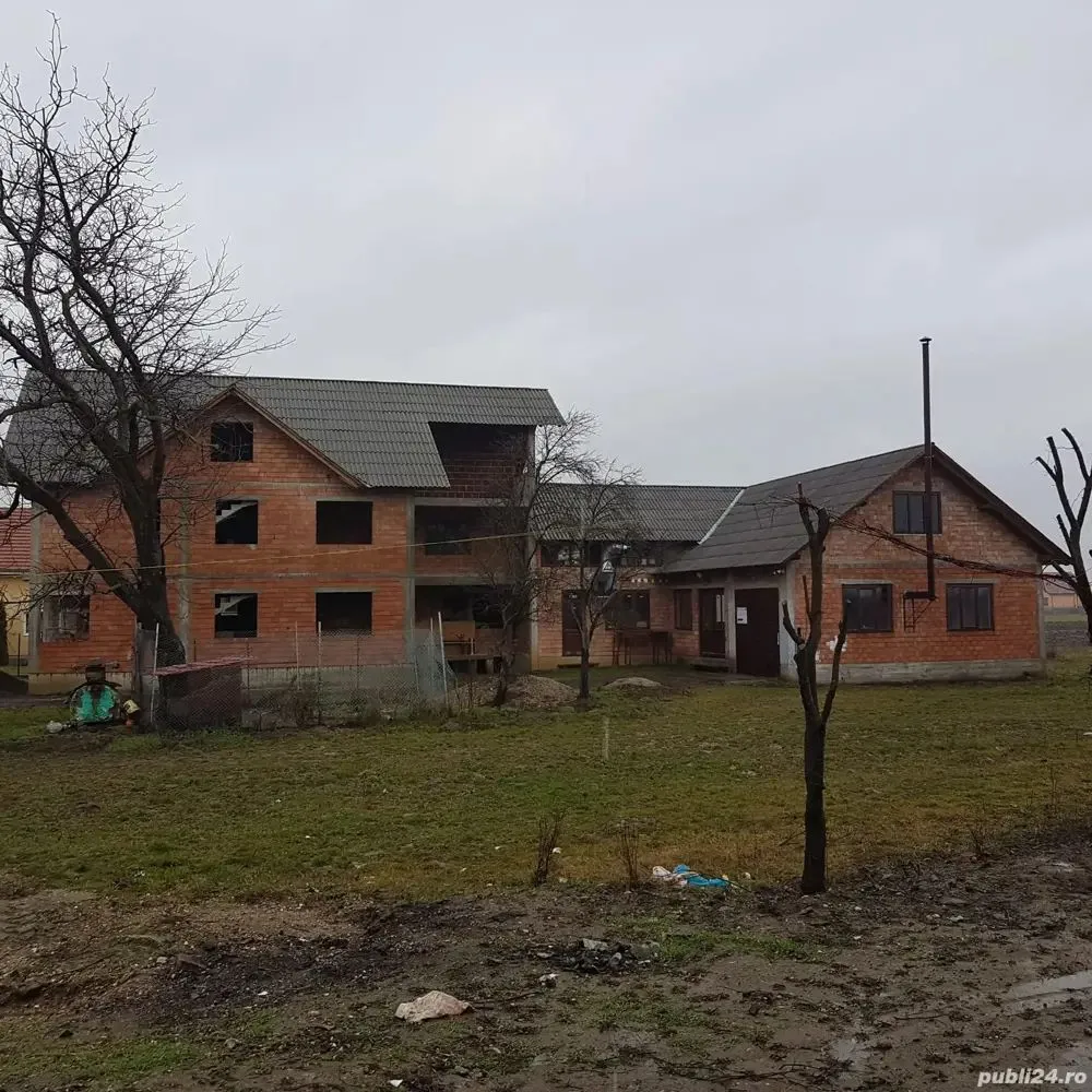 Vând casa și atelierul - Vând casa și atelierul,și teren 60 de are,și casa este în rosu are curet 3 fazic și atelierul este tencuit și curent are.