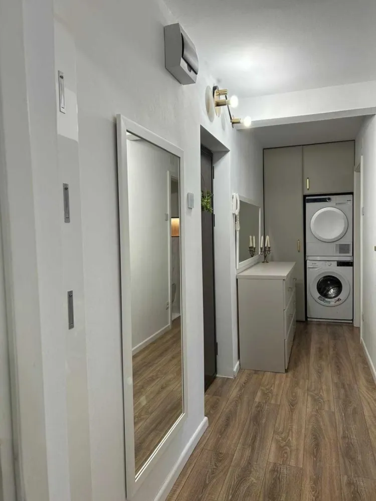 BRASADAS vinde Ap 2 cam 42mp et 1/4 Plopilor - Cluj - In zona Plopilor - pod Calvaria, pe strada Taberei, aproape de statia de tramvai/troleu/autobuz se afla un apartament de poveste. Situat la primul etaj al unui imobil de patru etaje, imbogatit in fiecare dimineata de lumina soarelui, acest apartament te invita la odihna si relaxare. Apartamentul semidecomandat este compartimentat astfel: 2 camere, bucatarie spatioasa, hol, spalatorie/debara, baie. Recent renovat cu finisaje atent alese si mobilier personalizat de mdf vopsit, echipat cu masina de spalat vase incorporata, plita inductie, cuptor electric, frigider; masina de spalat haine si uscator, acest apartament isi asteapta noii proprietari.