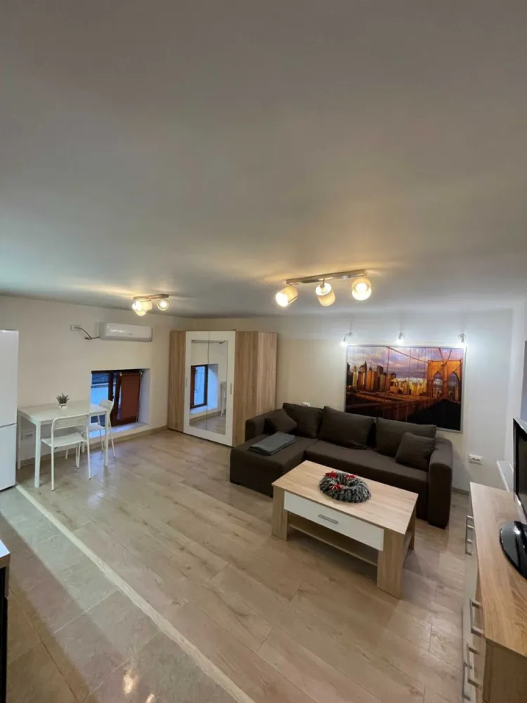 BRASADAS închiriază ap 2 cam in vilă et 1 UNIRII. - Agenția imobiliara BRASADAS închiriază apartament cu doua camere situat in zona Unirii-Udriște-Calea Călărașilor. Apartamentul este DECOMANDAT, are suprafata utila de 45mp si este situat la etajul 1 într-o vilă de tip P+1+ pod. Este mobilat și utilat complet. Living cu bucătărie deschisă, centrală proprie, termopane, ușă metalică, un grup sanitar, aer condiționat, terasă proprie amenajată, loc de fumat separat. Exclus animale de companie 2+1 garanție Ideal tineri, cupluri. www.brasadas.com.