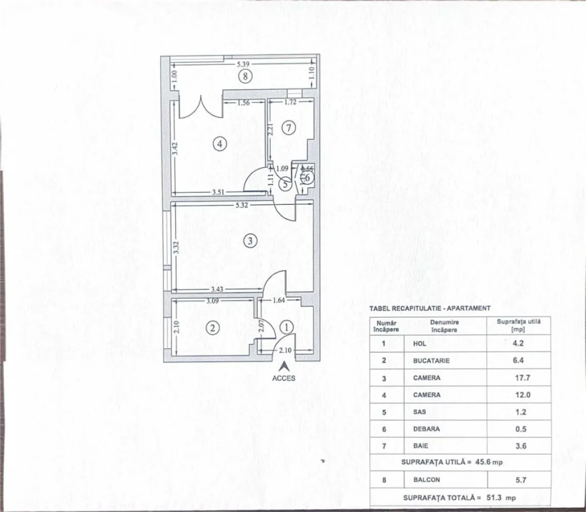 Apartament 2 camere, zona Baba Novac, direct proprietar