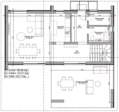 Casa P+1 strada Dara