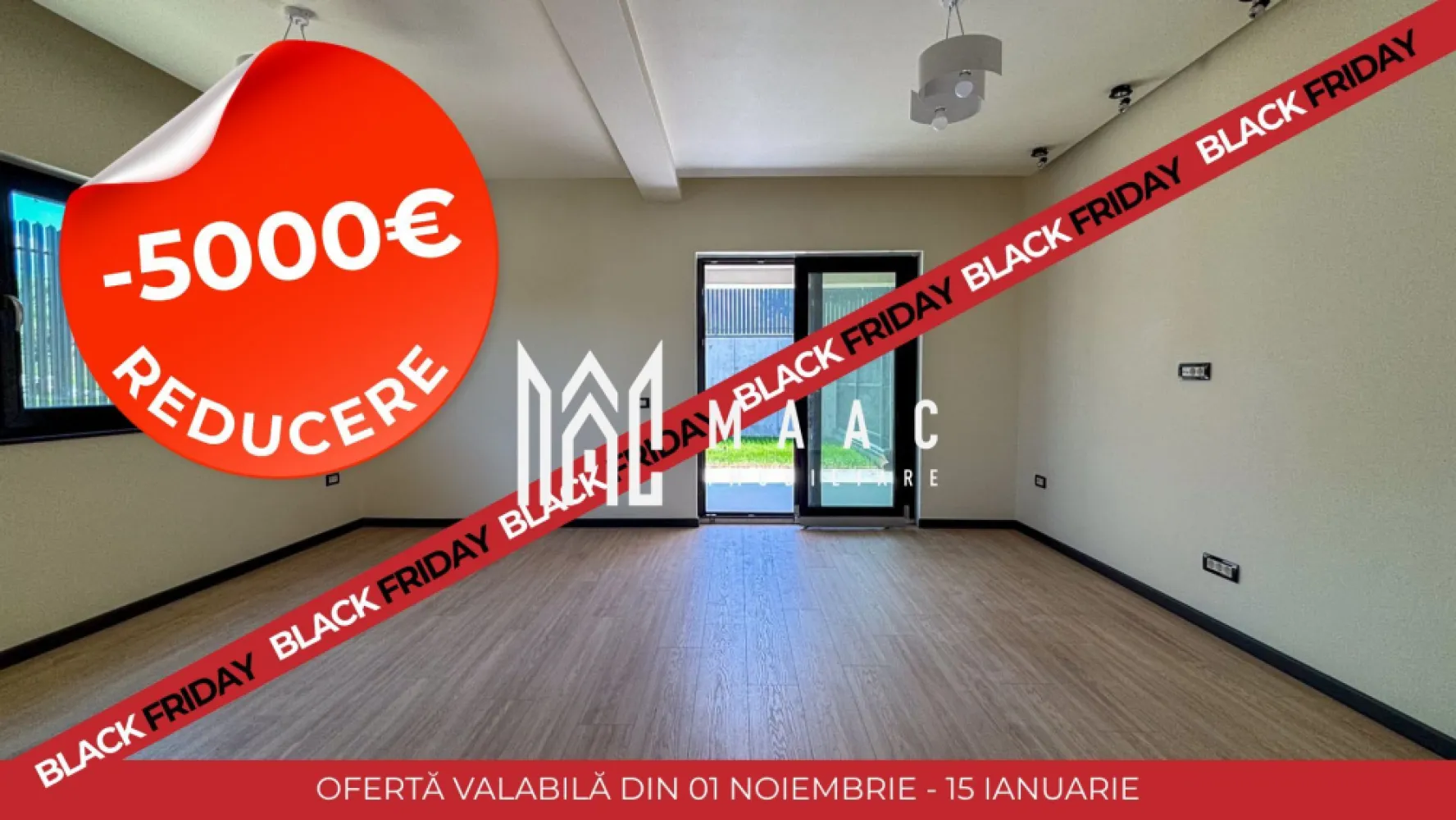 BLACK FRIDAY-Casa Tip Duplex | 150 MPU | Finisat La Cheie - BLACK FRIDAY - Profită de cea mai bună perioadă din an pentru a deveni proprietar! MAAC Imobiliare vă prezintă această locuință, ideală pentru cei care caută un spațiu rezidențial de calitate, situată într-o zonă liniștită, cu vedere panoramică spre munte și oraș. Detalii Generale Tip Proprietate: Casă Tip Duplex Stare Interior: Finisat modern, predare la cheie (an finalizare 2025) Suprafață Utilă: 150 mp Suprafață Construită: 154 mp Suprafață Terasă: 8,2 mp Acoperiș: Țiglă Încăperi și Configurație Nr. Camere: 5 Dormitoare: 3 Băi: 4 (cu geam la baie) Bucătării: 1 (bucătărie închisă) Balcoane: 1 Terase: 1 Mansardă: Inclusă Alte spații: Curte privată Dotări și Finisaje Izolații Termice: Izolație exterioară Geamuri: PVC tripan, ferestre care se deschid Uși: Ușă intrare PVC, uși interior MDF Pardoseli: Gresie, parchet laminat Pereți: Faianță, vopsea lavabilă Mobilier: Nemobilat Utilități și Confort Centrală proprie și încălzire prin pardoseală Parcare deschisă inclusă Interfon și conexiune wireless Acces facil la mijloace de transport în comun Priveliște și Localizare: Vedere panoramică spre munte și oraș Această proprietate reprezintă alegerea perfectă pentru un stil de viață modern, oferind un design contemporan și facilități complete. Pentru mai multe detalii sau pentru a programa o vizionare, vă rugăm să ne contactați specificând ID: CP2782050 }}