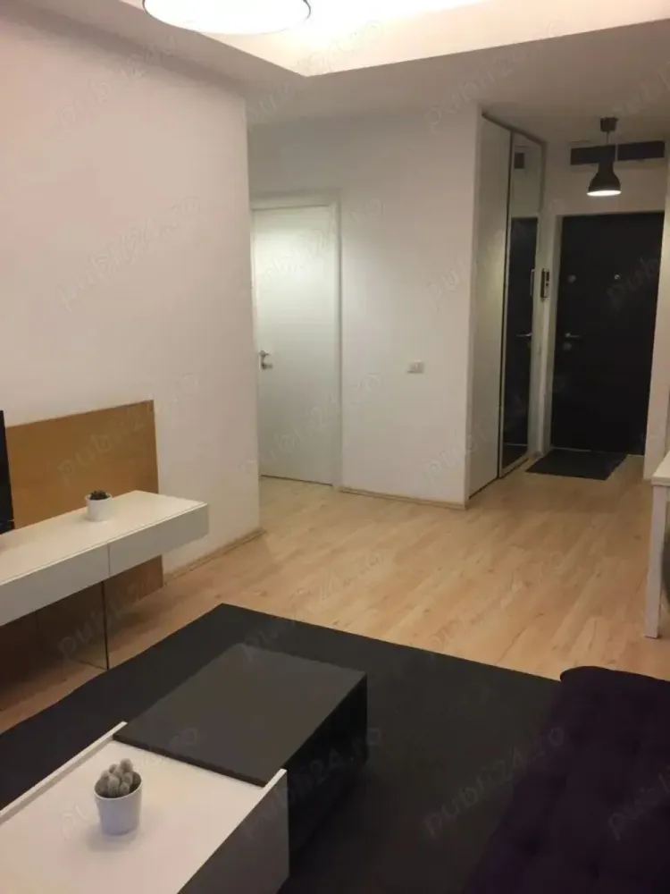 Apartament 2 camere zona Herastrau - Apartament 2 camere 40 mp, complet mobilat, utilat, parter, terasa 35 mp, 800 euro plus taxe declarare contract, loc de parcare si boxa subteran incluse, in blocul cu copacei deasupra. Fara animale de companie, de preferat nefumator.