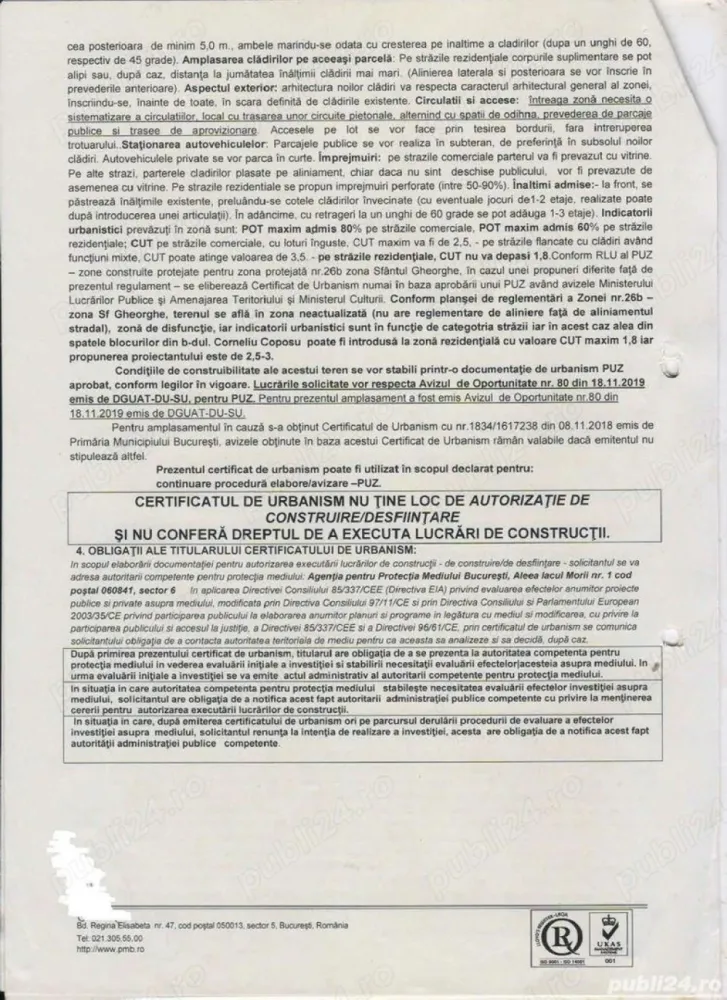 Teren constructii ultracentral de vanzare - Anunț de vânzare teren: Ultracentral, Corneliu Coposu 17 A Oportunitate rară în inima orașului! Oferim spre vânzare un teren liber pentru construit, de 320 mp situat într-o locație ultracentrală, pe strada Corneliu Coposu nr. 17 A. Această proprietate unică oferă un potențial vast pentru dezvoltare și investiții într-unul dintre cele mai căutate cartiere din oraș. Detalii despre proprietate: Suprafață: 320 metri pătrați Deschidere: 30,45m Localizare: Ultracentral, strada Corneliu Coposu nr. 17 A Acces facil la toate facilitățile și serviciile din oraș Potențial de construcție pentru rezidențial, comercial sau mixt Caracteristici suplimentare: La 300m de Magazinul Unirii, la 70m de P-ta Sfanta Vineri. Acces la utilități (apă, gaz, electricitate, canalizare) Potențial de dezvoltare pentru rezidențial, birouri sau spații comerciale Investiție strategică într-o zonă cu creștere continuă a valorii imobiliare Preț și modalități de contact: Pentru informații suplimentare despre acest teren de vânzare sau pentru a programa o vizionare, vă rugăm să ne contactați ! Această oportunitate este ideală pentru cei care caută să investească într-o proprietate cu potențial mare de dezvoltare într-o locație centrală și căutată. Nu ratați șansa de a achiziționa acest teren unic!