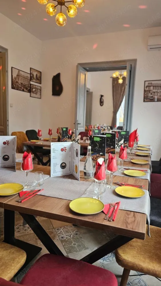BRASADAS închiriază Restaurant zona CENTRALA. - Agenția imobiliara BRASADAS închiriază Restaurant cu capacitate de 60 de locuri, ideal pentru cine și evenimente speciale Terasă spațioasă pentru relaxare în aer liber Wi-Fi gratuit și TV prin cablu Aer condiționat în fiecare cameră Bucătărie complet utilată pentru mese rapide și gustări Pentru mai multe oferte accesați www.brasadas.com