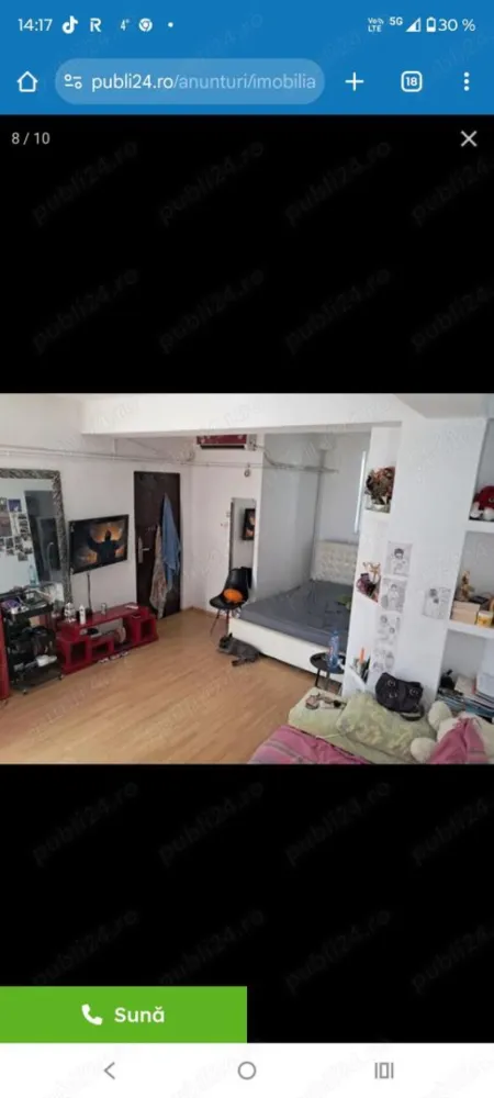 Ag BRASADAS vinde apt 2 et 5/5 cam Unirii, Mitropolie - Agenția BRASADAS vinde apartament cu 2 camere zona centru Unirii ,M2 Strada Bibescu Vodă Suprafața 50 mp Dormitor, sufragerie,hol,baie , bucătărie Aer condiționat, centrala proprie Complet mobilat Etaj 5bfara lift ,fara loc de parcare Intrare separata