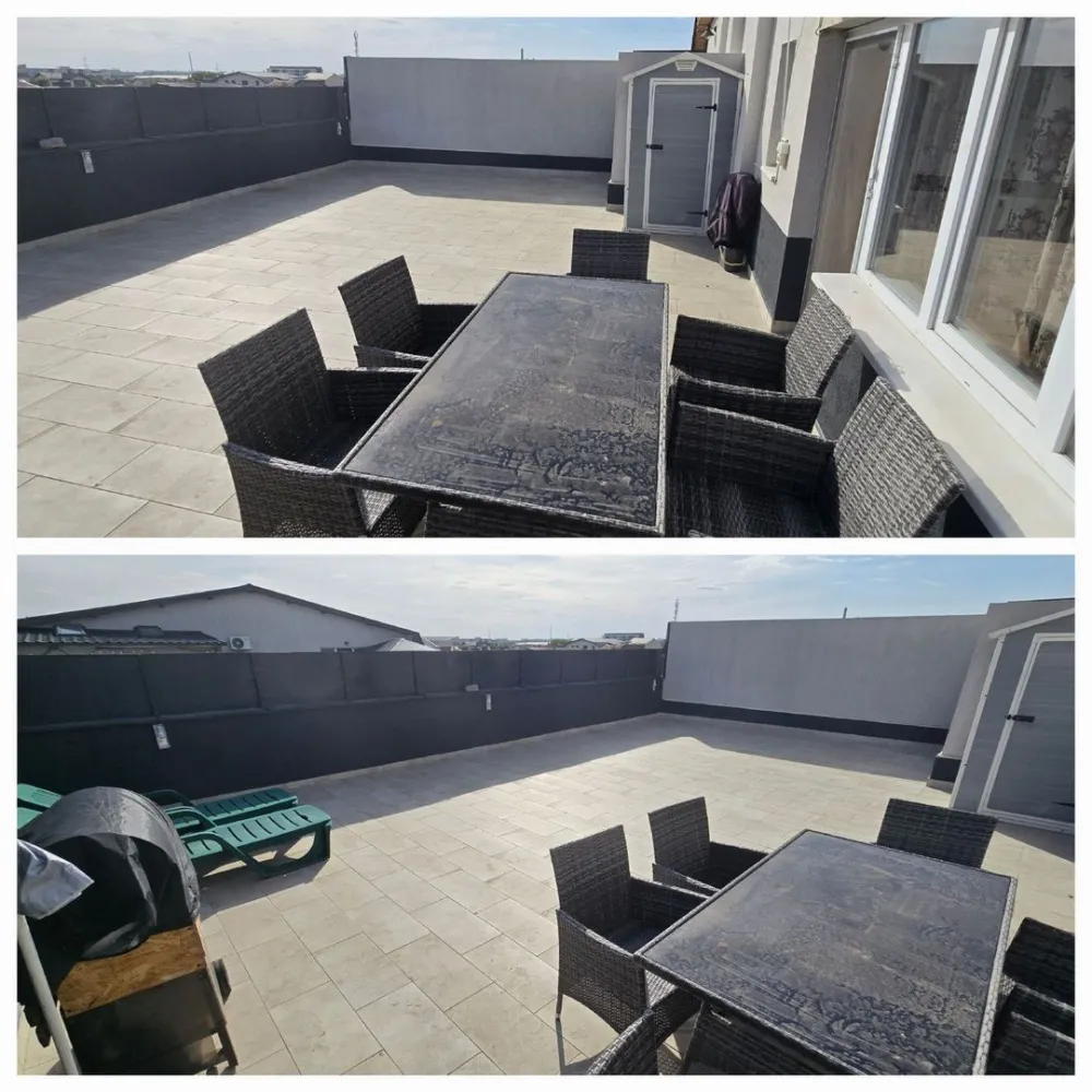 Apartament 3 camere / 152 mp / Pallady / Terasa / 2 Parcari subterane - Agenția BRASADAS vinde : *Apartament 3 camere cu terasa și 2 parcări subterane incluse în preț. Zona Pallady / ALEEA MIZIL / Metrou 1 Decembrie 1918 (aprox 13 min pe jos) sau Nicolae Teclu (aprox 15 min pe jos). *2 locuri la parcarea subterană INCLUSE in preț / închise cu ușă de garaj automată. *Bloc din 2017, bloc de 3 etaje, apartamentul este situat la etajul 3 , suprafață totală 152,20 mp. *Suprafață utila 74,71 mp + terasa 67,42 mp + balcon 10,07 mp . *Bloc fără lift *Terasa cu ieșire din living *Balcon cu ieșire din dormitor *Living cu bucătărie open space 22.91 mp , Dormitor 15.03 mp , Dormitor 13.66 mp , Baie 5.39 mp , Baie 3.17 mp, Hol 14.55 mp. *Se vinde mobilat și utilat ( dar și fără acestea , în funcție de alegerea cumpăratorului). *Pereții sunt din cărămidă ( NU rigips ). *Creșe, grădinițe, școli, piață, farmacii, super-marketuri în apropiere.