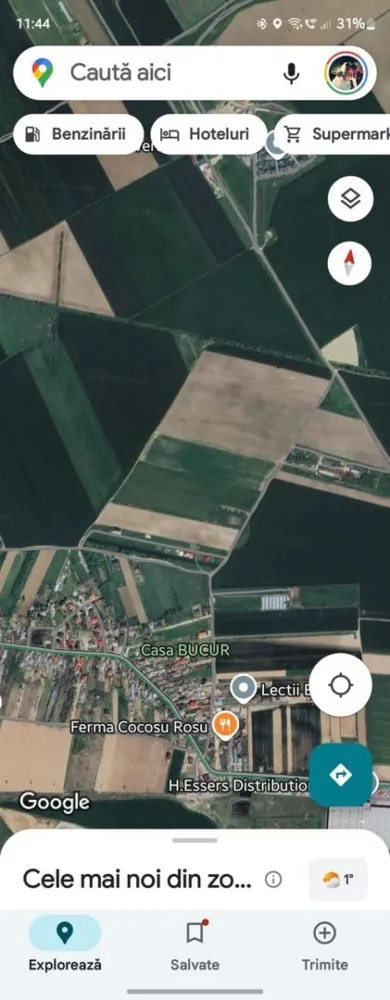 Ag BRASADAS vinde 10.200mp teren INTRAVILAN ULMI - JOITA. - Agenția BRASADAS vinde 10.200mp teren INTRAVILAN între ULMI și JOITA cu 32 metri deschidere la SOSEA.