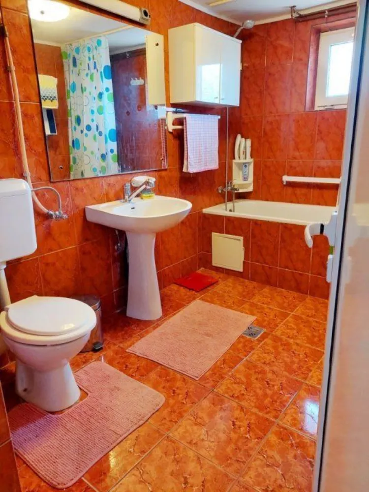 Snagov Primarie apropiere lac - casa de vacanta(duplex 120mp) pe structura de lemn(busteni) cu fundatie si subsol de beton armat; casa de oaspeti (50mp) plus foisor , piscina si garaj dublu. ambele case au centrala termica pe gaz si sunt mobilate si utilate complet. Proprietatea este libera si necesita reparatii. Ocazie