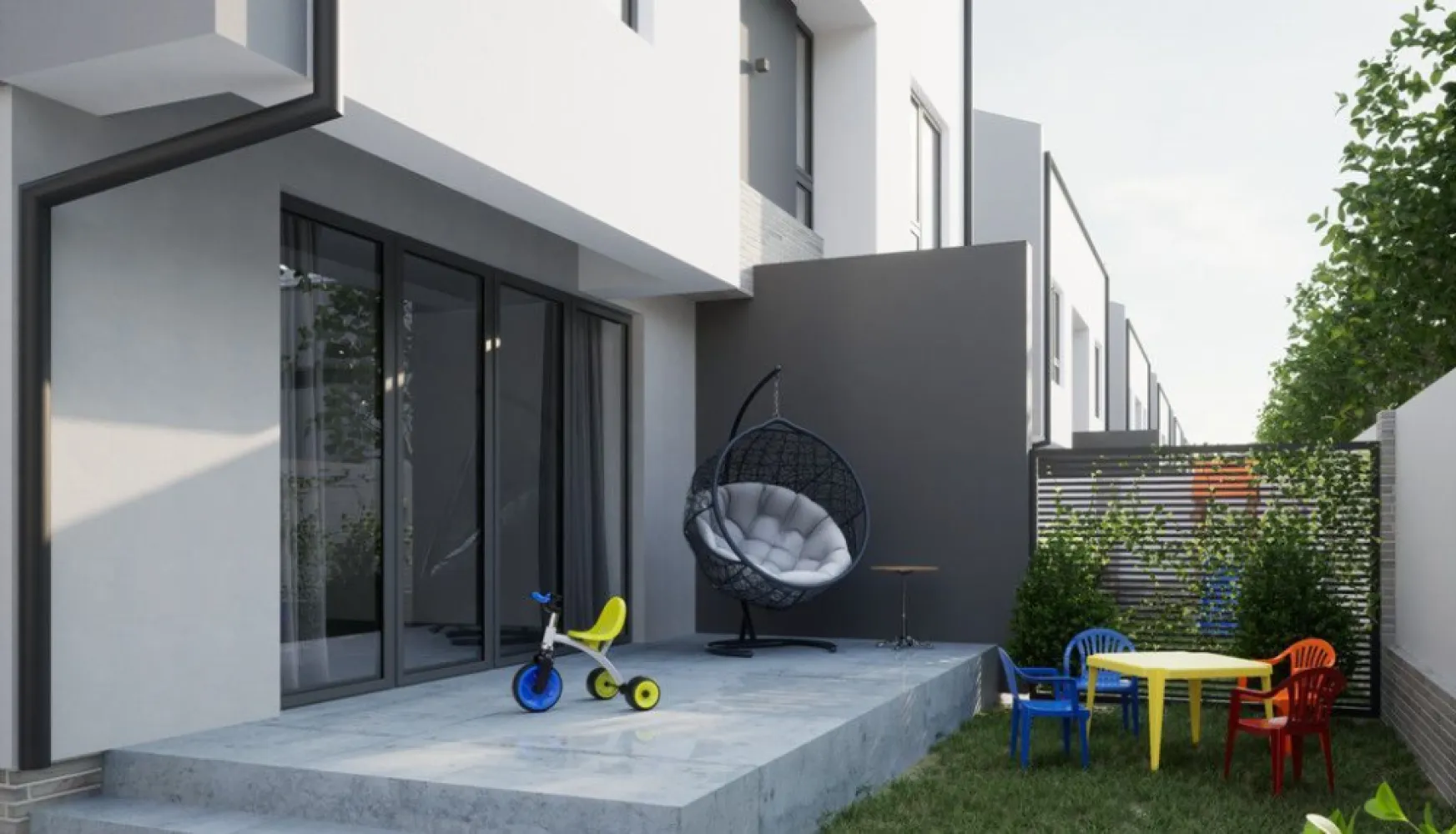 Vile Otopeni-triplex: 110 mp utili + 100 mp gradina- comison 0 - DEZVOLTATOR IMOBILIAR - otopeni-rezidential.ro - vanzare vile Otopeni- cartier privat (inchis) - pret 160.000 euro + tva > tip triplex - 4 camere + 3 grupuri sanitare: 109 mp utili (120 mp construiti) +100 mp gradina / 10.9 mp tersasa - 2 locuri parcare: > predare la cheie - centrala termica, 1 x aer conditionat, gresie + faianta, parchet, usi, obiecte sanitare; > dispunere vila: parter - grup sanitar + hol + living si bucatarie, etaj 1 - grup sanitar + hol +2 x dormitoare, etaj 2 (mansarda) - gup sanitar + 1 x camera; > complex de vile tip duplex si triplex privat - inchis, cu acces numai pentru locatari sau vizitatori; > amplasat pe strada Drumull Viilor Otopeni intersectie cu Marin Preda; > in vecinatatea supermarketului Penny cit si a bazei sportive CS Otopeni; > racordat la canalizarea orasului, toate utilitatile disponibile - gaz, curent, cablu tva etc.; > loc de joaca dedicat complexului; > parcare pivata/ 2 x locuri per locuinta; > curte privata; > finisaje de lux; Mai multe detalii la telefon (sau WhatsApp) sau pe otopeni-rezidential.ro