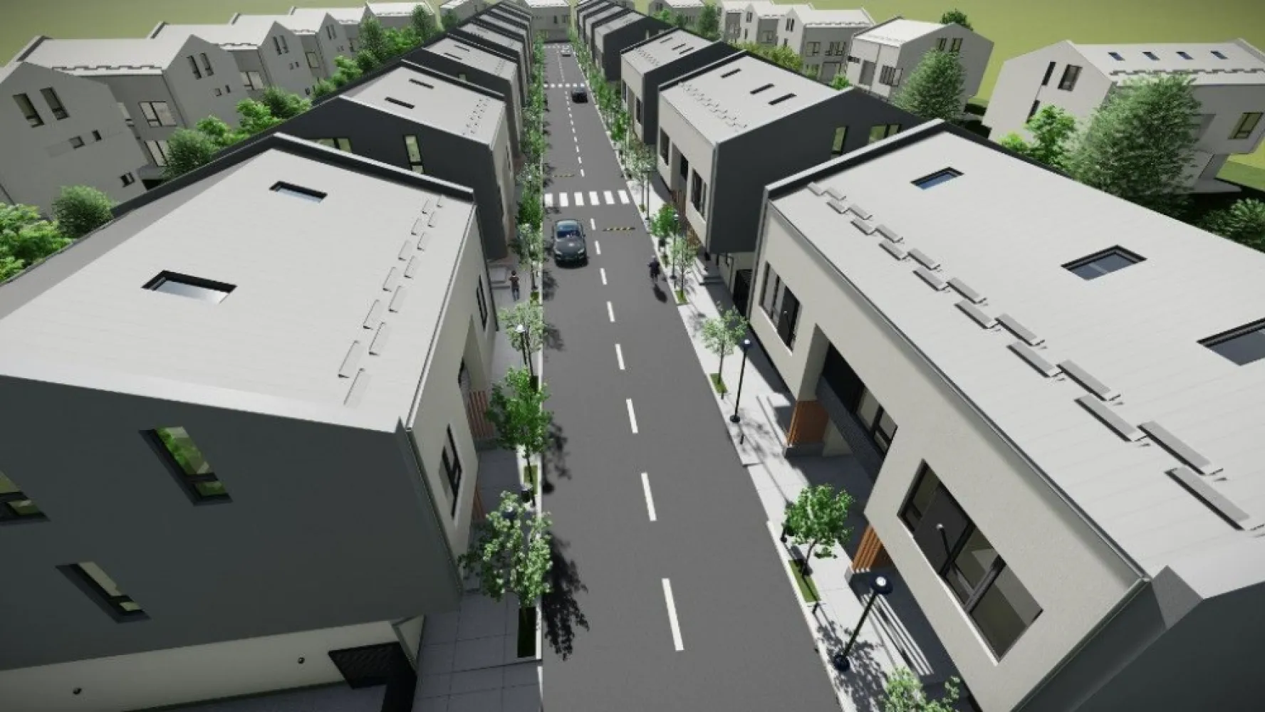 Vile Otopeni-triplex: 110 mp utili + 100 mp gradina- comison 0