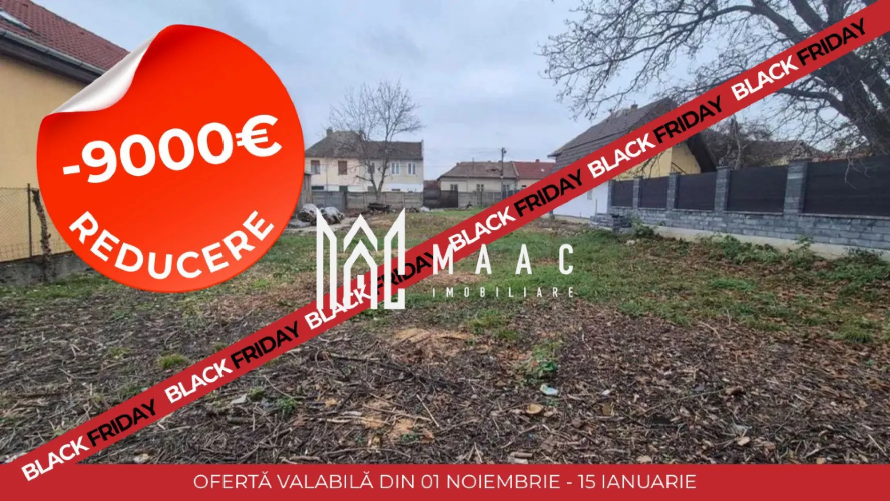 BLACK FRIDAY I Teren Intravilan I Autorizatie I Lupeni - BLACK FRIDAY - Profită de cea mai bună perioadă din an pentru a deveni proprietar! Reducere de 9.000 euro Pret vechi - 259.000 euro Pret promotional - 250.000 euro Va propunem spre vanzare un teren intravilan situat in zona Lupeni. Caracteristici esențiale: Suprafață: 714 mp – ideal pentru construcții rezidențiale sau mixte Documentație completă și aprobată: PUZ aprobat – utilizare urbanistică clară Autorizație de construcție – demararea imediată a proiectului Avantaje: Utilitate extinsă – Ideal pentru dezvoltări de tip rezidențial. Investiție sigură și cu potențial de creștere – Locație premium. Acest teren reprezintă alegerea ideală pentru cei care doresc să valorifice un amplasament central cu o documentație completă, fără riscuri birocratice. Este o oportunitate excelentă pentru dezvoltatori, investitori sau pentru construcția unei proprietăți exclusiviste. Pentru mai multe informatii specificati ca ati vazut ID:CP2779264 }}