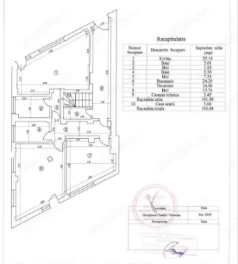 BLOC cu 3 apartamente de 2 camere si 3 garsoniere, DECOMANDATE