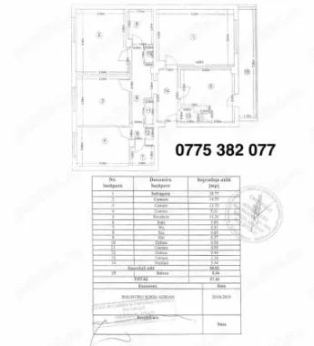 Apartament 4 camere Pridvorului langa parc, 97mp, 2 bai centrala 2 locuri parcare, izolat termic