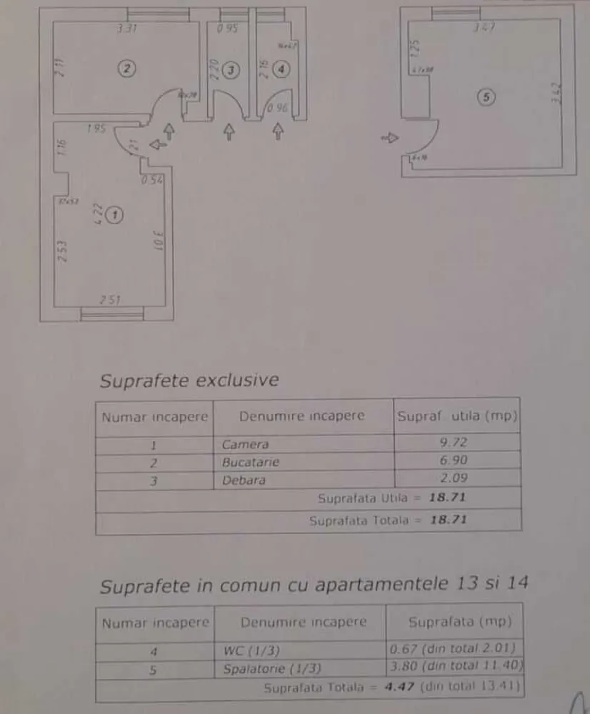 Garsoniera metrou Timpuri Noi
