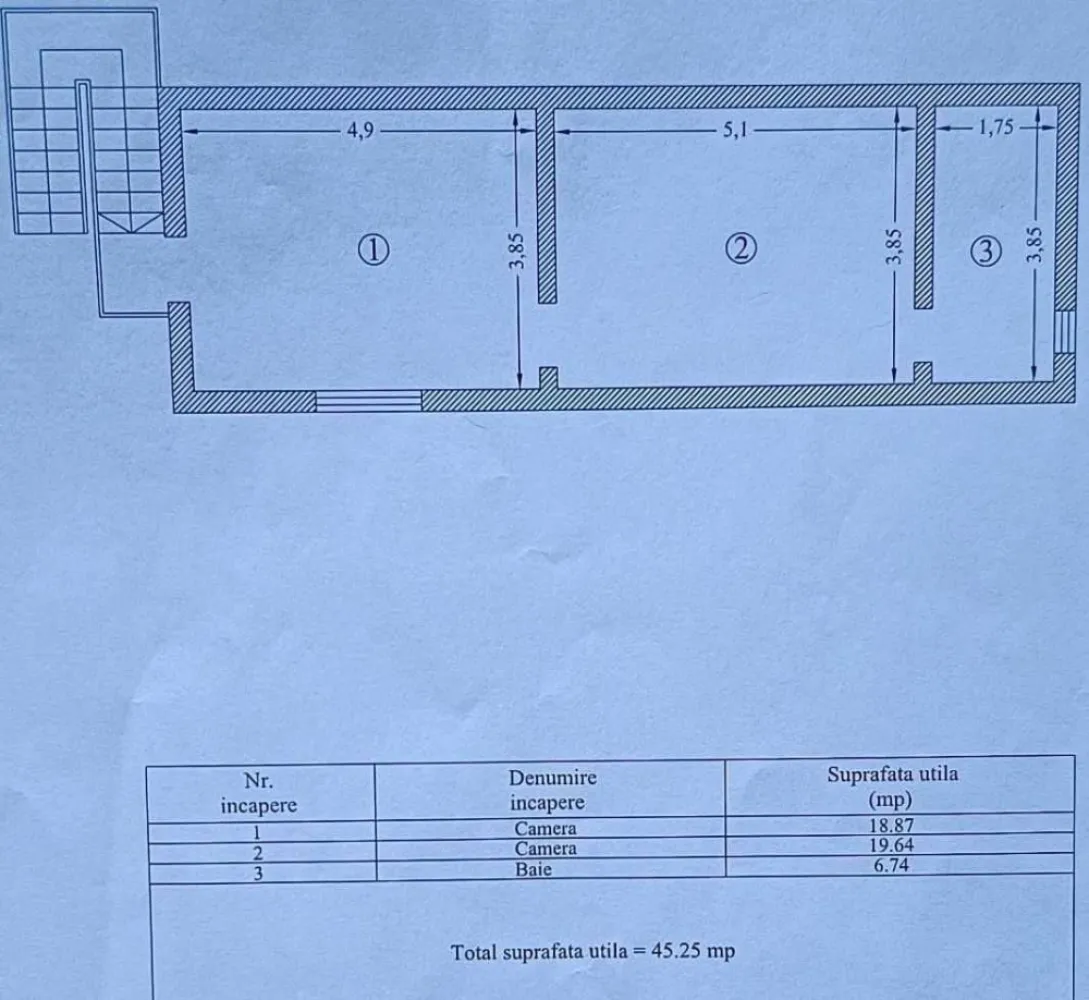 Casa si teren Pacurari (Iasi) - Gradina Botanica - Persoană fizică vând proprietate intravilan, intabulata, în Iași, la 800 metri de Piata Păcurari și 300 metri de intrarea în Gradina Botanica cu suprafața totală de 721 mp. Aceasta este compusa din: - casa P+M de 116 mp, racordata la toate utilitățile (curent, apă, gaz, canalizare stradală, internet, tv), garaj, beci, foișor, magazie. La parter este compusa din living cu bucătărie, 2 camere, 2 holuri si 1 baie, iar la mansarda se afla 2 camere si 1 baie; - casa batraneasca 73 mp intabulata cu posibilitate de racordare la utilități; - gradina cu vie, pomi fructiferi, legume. Zona este foarte liniștită și înconjurată de natură (intr-o latura a proprietatii este Gradina Botanica), proprietatea oferind astfel numeroase oportunități de dezvoltare. Prețul întregii proprietati este de 199.900 euro (ușor) negociabil. Informații suplimentare la nr. 0756 580 883.