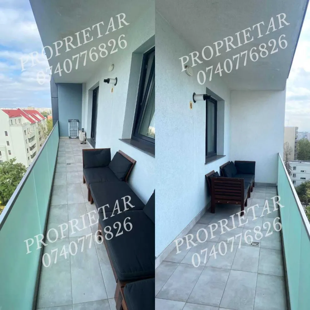 Proprietar Apartament cu 2 Camere 64MP Titan - Proprietar inchiriez apartament cu 2 camere Open Space in Barcelona Residence Titan (2021), 15 minute de Metrou Titan/ Nicolae Grigorescu. 2 minute de parcul Titanel. 54MP + 11 MP terasa, Etaj 7 + 3 MP Boxa la parter cu rafturi profesionale. Facilitati: - Centrala termica + Termostat smart - Electrocasnice Samsung de calitate; frigider, cuptor cu microunde, Curved Smart TV - Plita electrica, cuptor Samsung dual cooking zone - Aer Conditionat Samsung Smart cu invertor - Iluminat Smart Philips Hue - Internet DIGI Gigabyte - Filtru de apa - Mobilier exterior - Multiple spatii de depozitare - Vesela si tacamuri, asternuturi, prosoape, poti veni doar cu periuta de dinti. - Saltea Dormeo memory foam Loc de parcare la subteran disponibil pentru inchiriere de la dezvoltator. Prima inchiriere, disponibil imediat, Mai multe detalii pe whatsapp. Cerinte: potrivit pentru o persoana sau un cuplu fara copii, fara animale de companie, nefumatori.
