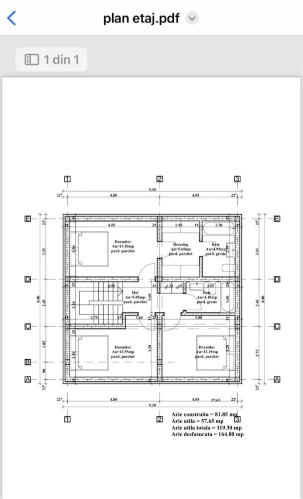 Casa Vila in Bucium vedere panoramica superba spre Iasi - Dezvoltator cu experiență Construim casa visurilor tale cu avans . Aici aveți locația : 47°06'12"N 27°39'39"E Casa are 3 dormitoare dispuse la etaj din care cel matrimonial cu baie proprie , dressing și balcon imens cu vedere la oraș, celelalte 2 dormitoare cu o singură baie . La parter avem o baie , bucătărie cu cămară ( cu ieșire pe terasă) și sufragerie cu loc de luat masa care are ieșire pe terasa ( terasa are 30 mp) Casele sunt racordate la toate utilitățile Curent , Gaz , Apă . Folosim doar materiale de cea mai bună calitate , beton de stație turnat cu pompa , cărămidă , izolație de 10cm , acoperiș de tablă weterbest cu garanție pe viață, tâmplărie termopan cu 3 rânduri de sticlă , gresie și faianță import spania , sanitare de la baie de cea mai bună calitate , loc parcare, etc Băile vin echipate complet la alegere cu dus sau cadă Centrala termică prin condensare Gresie, parchet , uși la alegere Cablu tv , internet , fibra optică etc Locație 47°06'12"N 27°39'39"E