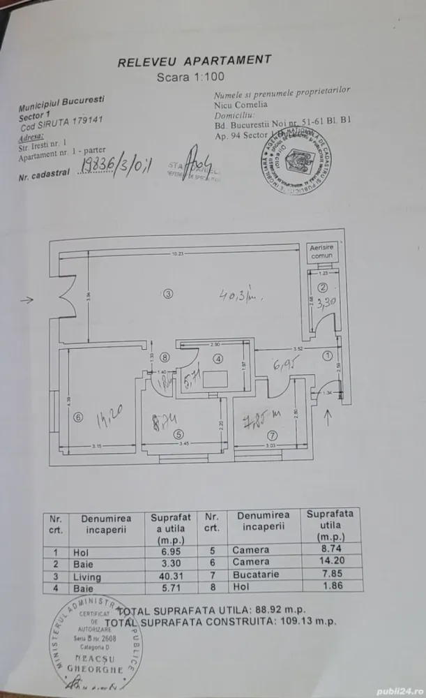 3 CAMERE Poligrafiei Jiului bloc 2006