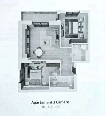 DIRECT PROPIETAR ! Apartament 3 camere, Cortina North